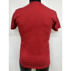 T-SHIRT UOMO GIROCOLLO A MANICHE CORTE Yes Zee T730 S101 0505 ROSSO