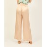 PANTALONE DONNA MORBIDO CON COULISSE IN VITA Yes Zee P372 EN00 ORO