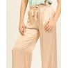 PANTALONE DONNA MORBIDO CON COULISSE IN VITA Yes Zee P372 EN00 ORO