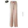 PANTALONE DONNA MORBIDO CON COULISSE IN VITA Yes Zee P372 EN00 ORO