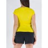 T-shirt da donna girocollo a maniche corte con stampa sul davanti T257/T903  GIALLO   0322 Yes Zee