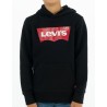 FELPA CHIUSA CON CAPPUCCIO BATWING SCREENPRINT da Ragazzo. 023 BLACK 9E8778 Levi's