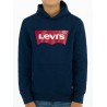 FELPA CHIUSA CON CAPPUCCIO BATWING SCREENPRINT da Ragazzo. C8D DRESS BLUES 9E8778 Levi's