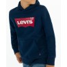 FELPA CHIUSA CON CAPPUCCIO BATWING SCREENPRINT da Ragazzo. C8D DRESS BLUES 9E8778 Levi's