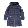 CAPPOTTO DA RAGAZZA - BIMBA TRAPUNTATO CON CAPPUCCIO STACCABILE  Yes Zee O017 M8JJ  a 0710 BLU NAVY