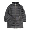 CAPPOTTO DA RAGAZZA - BIMBA TRAPUNTATO CON CAPPUCCIO STACCABILE Yes Zee O017 M8JJ  a 0801 NERO