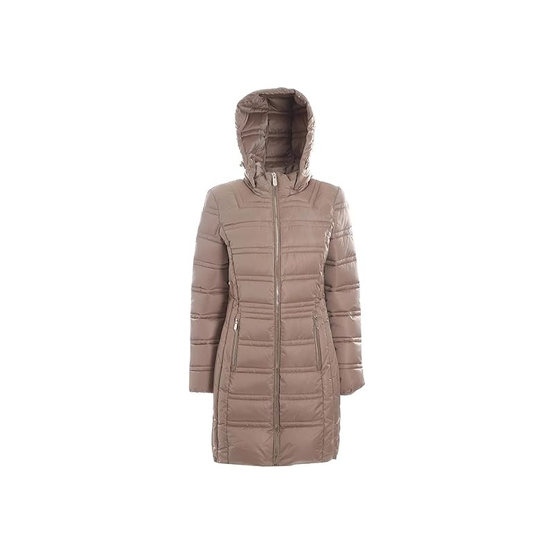 CAPPOTTO DONNA TRAPUNTATO CON CAPPUCCIO O017  M800   c FUCSIA SCURO Yes Zee