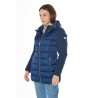 CAPPOTTO DONNA TRAPUNTATO CON FINTO GILET STACCABILE O045  M800   c BLU NAVY Yes Zee