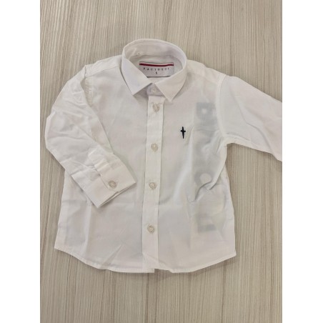 Camicia a maniche lunghe da Neonato Paciotti CMP3166B Bianco