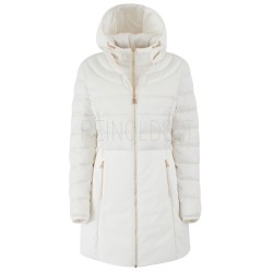 YES ZEE CAPPOTTO DA DONNA TRAPUNTATO CON FINTO GILET STACCABILE O003  M800 c AVORIO