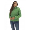 GIUBBINO DONNA SAGOMATO TRAPUNTATO CON CAPPUCCIO Yes Zee J007 M800  a 0900 VERDE Tessuto: 100%PL Collezione autunno/inverno