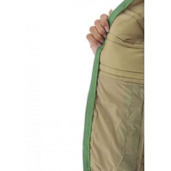 GIUBBINO DONNA SAGOMATO TRAPUNTATO CON CAPPUCCIO Yes Zee J007 M800  a 0900 VERDE Tessuto: 100%PL Collezione autunno/inverno