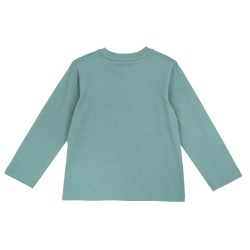 Maglietta manica lunga in jersey di cotone Chicco 09007308000000 c 055 VERDE MEDIO