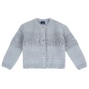 Cardigan in maglia lavorata misto lana Chicco 09007345000000 c 095 GRIGIO