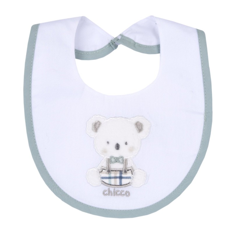 Bavaglino in piquet Chicco 09032963000000 c 033 BIANCO