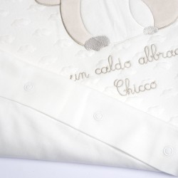 Coperta per neonato in tessuto caldo SFODERABILE Chicco 09007526000000 c 030 PANNA