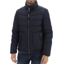 YES ZEE GIUBBINO DA UOMO TRAPUNTATO CON INSERTI IN SOFTSHELL J877  QF00 c BLU NAVY 