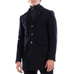 YES ZEE CAPPOTTO DA UOMO CON FINTO GILETSTACCABILE O816  KK00 c BLU NAVY