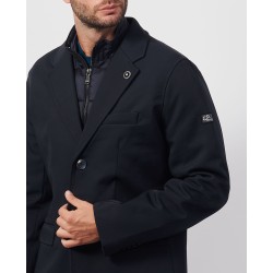 YES ZEE CAPPOTTO DA UOMO CON LOOK SPORTIVO ED ELEGANTE GRAZIE AL FINTO GILET STACCABILE O815  KB00 c NERO O815  KB00 c BLU NAVY 