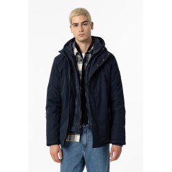 Cappotto in nylon tipo giaccone da uomo Huang 790 Dark Navy