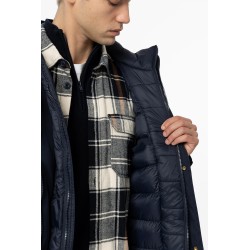 Cappotto in nylon tipo giaccone da uomo Huang 790 Dark Navy