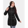 YES ZEE CAPPOTTO DONNA TRAPUNTATO CON FINTO GILET STACCABIL O045  M800 NERO