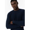 Maglione girocollo lavorato da uomo. c Lincoln 750 Dark Denim