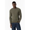 Maglione girocollo lavorato da uomo. c Lincoln 826 Harbor Gray