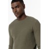 Maglione girocollo lavorato da uomo. c Lincoln 826 Harbor Gray