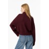 Maglione da Donna con manica a pipistrello e collo dolcevita c Polimnia_1 543 Tibetan Red