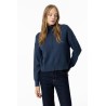 Maglione da Donna con manica a pipistrello e collo dolcevita c Polimnia_1 790 Dark Navy