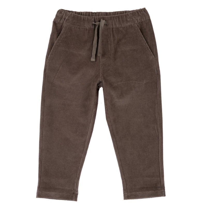 Pantaloni da bambino lunghi in tessuto di maglia effetto velluto Chicco 09005986000000 c 066 NOCCIOLA