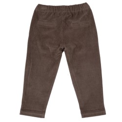 Pantaloni da bambino lunghi in tessuto di maglia effetto velluto Chicco 09005986000000 c 066 NOCCIOLA