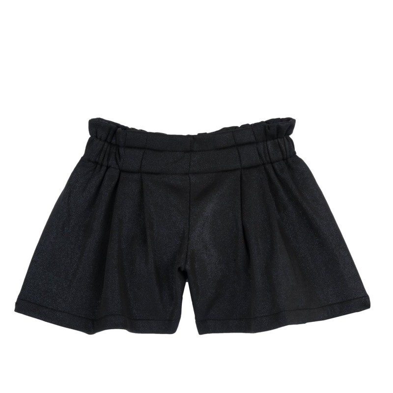 Pantaloni corti da bambina in felpa garzata Chicco 09007572000000 c 099 NERO