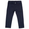 Pantaloni lunghi da bambino in twill di cotone elasticizzato Chicco 09007819000000 c 088 BLU