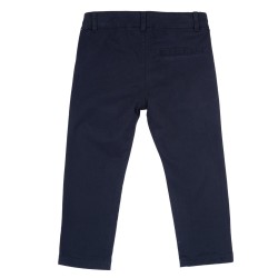 Pantaloni lunghi da bambino in twill di cotone elasticizzato Chicco 09007819000000 c 088 BLU