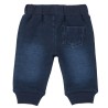 Pantaloni d a neonato lunghi in felpa elasticizzata effetto denim Chicco 09008759000000 c 088 BLU