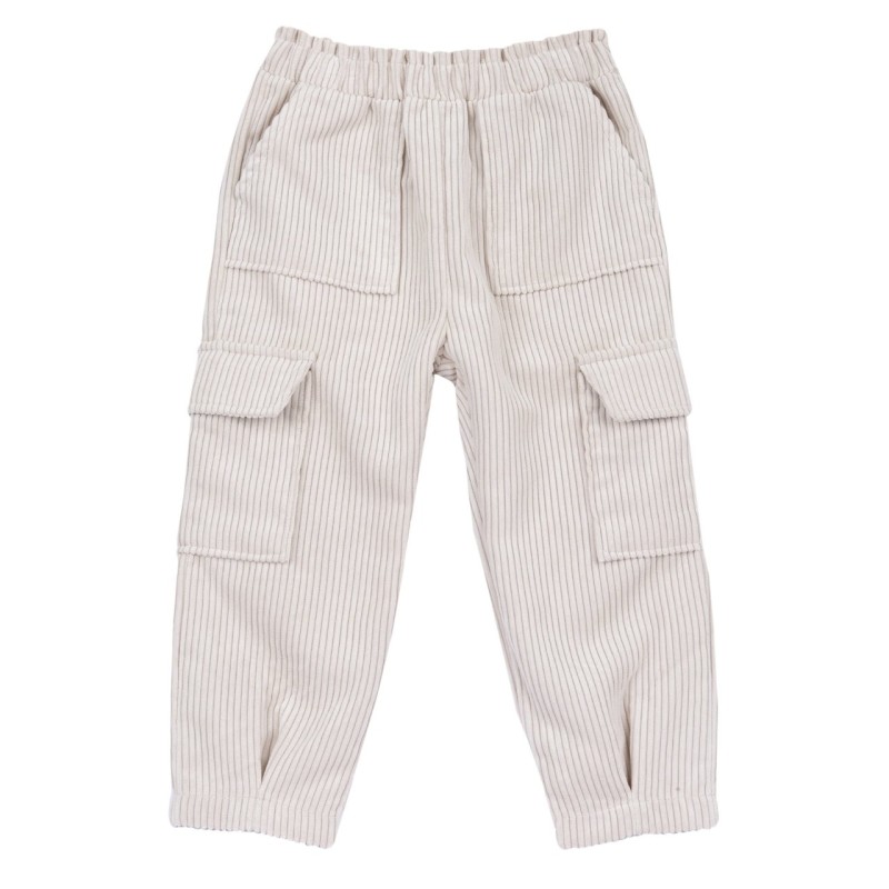 Pantaloni da bambina lunghi con tasconi laterali Chicco 09024419000000 c 060 BEIGE