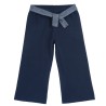 Pantaloni da bambina lunghi in maglia vestibilità ampia e confortevole Chicco 09024584000000 c 088 BLU