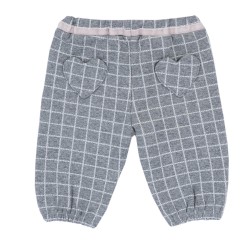 Pantaloni da neonata lunghi in tessuto a maglia operato Chicco 09007777000000 c 095 GRIGIO