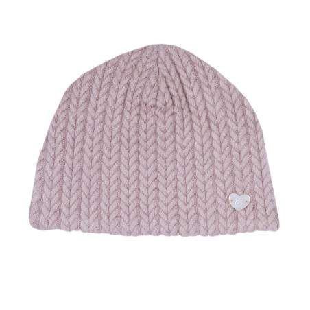 Cappello in maglia jacquard lavorazione trecce Chicco 09016476000000 c 015 ROSA ANTICO