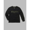 BLAUER T SHIRT A MANICHE LUNGHE DA RAGAZZO 24WBLKH01543 006962 NERO ALDO JUNIOR