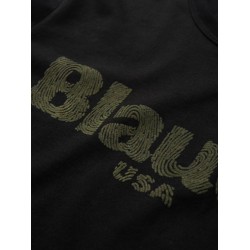 BLAUER T SHIRT A MANICHE LUNGHE DA RAGAZZO 24WBLKH01543 006962 NERO ALDO JUNIOR