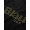 BLAUER T SHIRT A MANICHE LUNGHE DA RAGAZZO 24WBLKH01543 006962 NERO ALDO JUNIOR