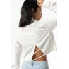 Camicia cropped a maniche lunghe da ragazza - donna 10057375 Pipas 110 c