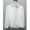 CAMICIA 3408 TRIPLA GEORGETTA 100%POL da Ragazza. Sarah Chole 025225 PANNA a