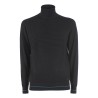 YES ZEE MAGLIA DA UOMO CON COLLO DOLCEVITA M807 ML00 0801 NERO 