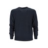 YES ZEE MAGLIA DA UOMO GIROCOLLO IN FILATO LAVORATO M869 MY00 c BLU NAVY 