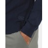 Maglione leggero girocollo classico in total blu navy con maniche raglan. M866  MZ00   c BLU NAVY