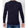 YES ZEE Maglia da uomo a maniche lunghe con scollo rotondo M835  MR00   c BLU NAVY